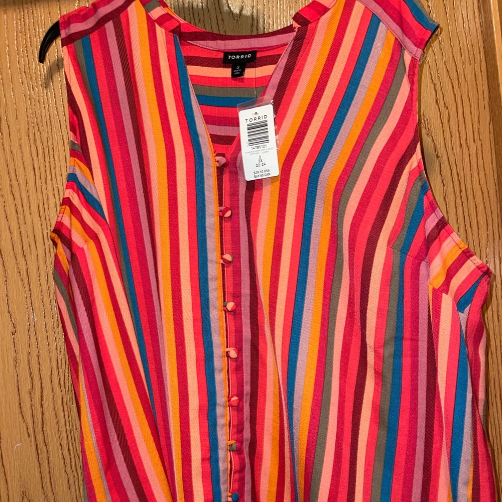 Torrid tunic sleeveless top